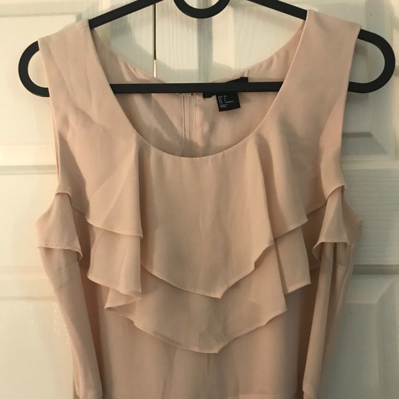 Blush pink dress size 4 H&M - Picture 4 of 7